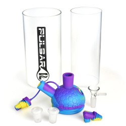 Pulsar RIP Series Silicone Gravity Water Pipe - 11"/14mm F - [WP456BK]